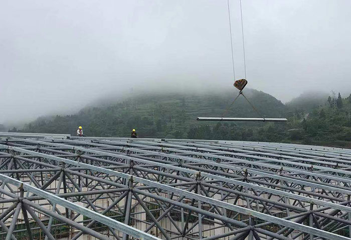万宁网架施工